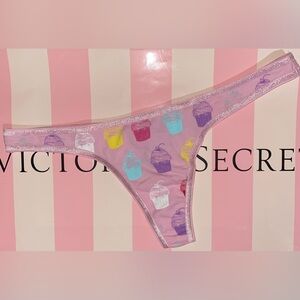 New Vintage Victoria’s Secret PINK Cotton Thong Panties Rare Vintage PINK Y2K